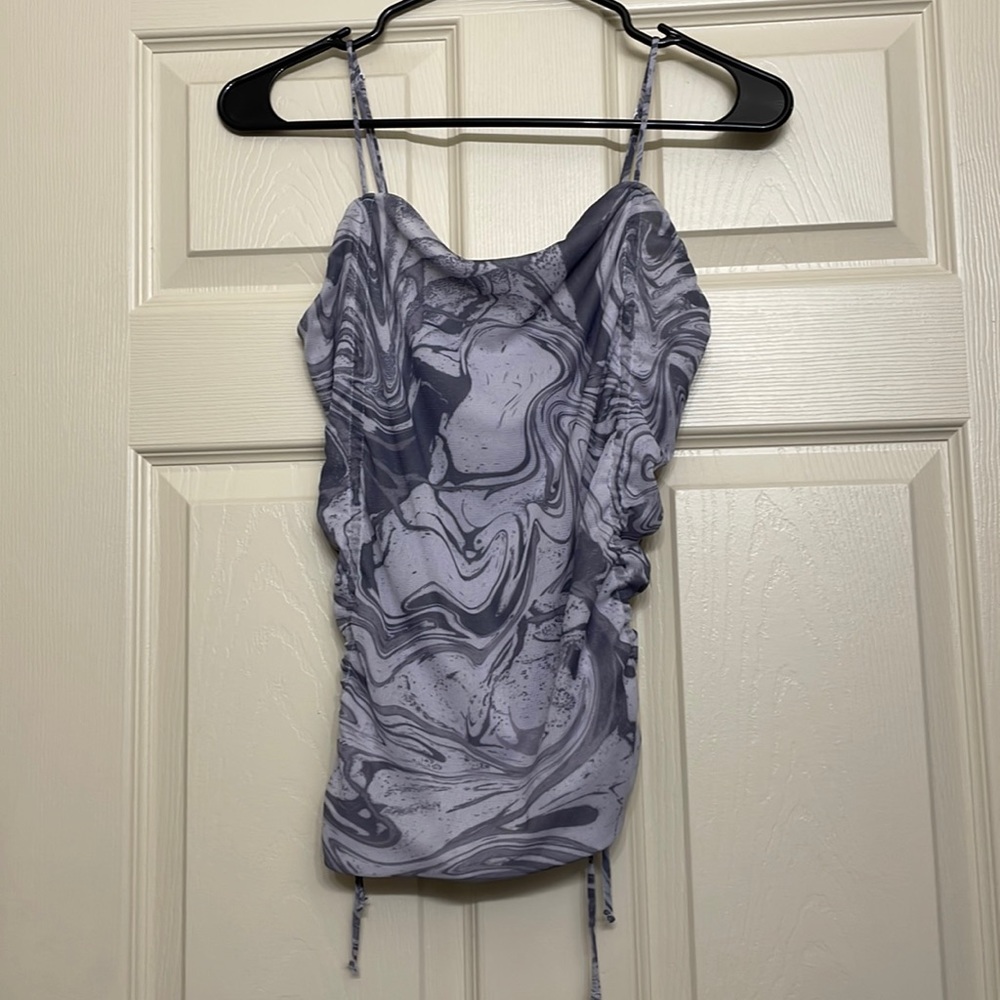Ruched tank top